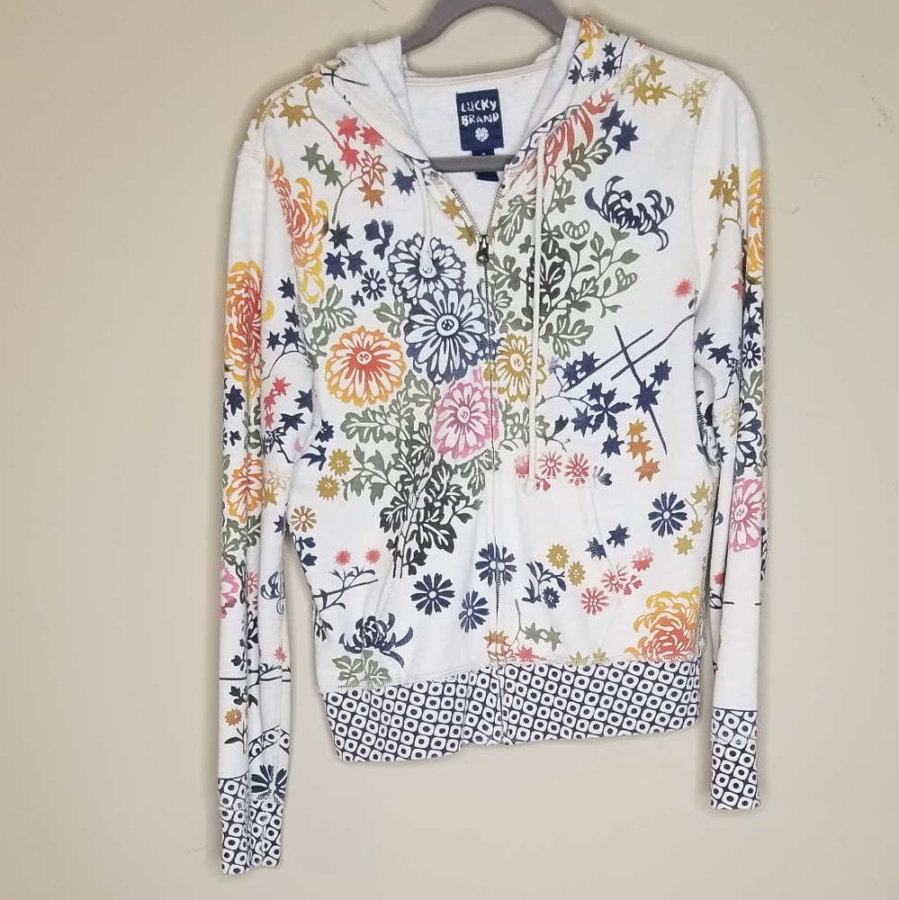 Lucky brand zip up hoodie